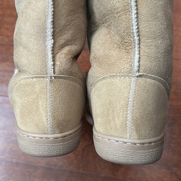 Nordstrom Women’s Cozy Tall Tan Winter Boots with Sheepskin Lining, Size 6 - Picture 10 of 16